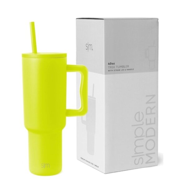 NEW Simple Modern Tumbler 40 oz Chartreuse - Picture 2 of 4